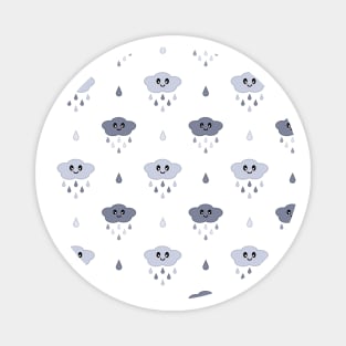 Kawaii Cute Rain Cloud Pattern Magnet